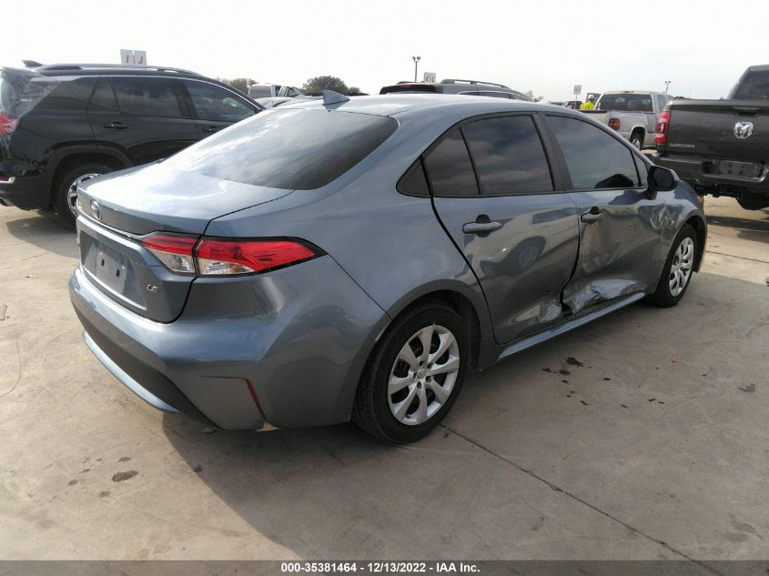 2022 TOYOTA COROLLA LE VIN: 5YFEPMAE7NP322084