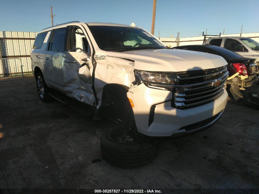 2021 CHEVROLET SUBURBAN HIGH COUNTRY VIN: 1GNSKGKL8MR395556