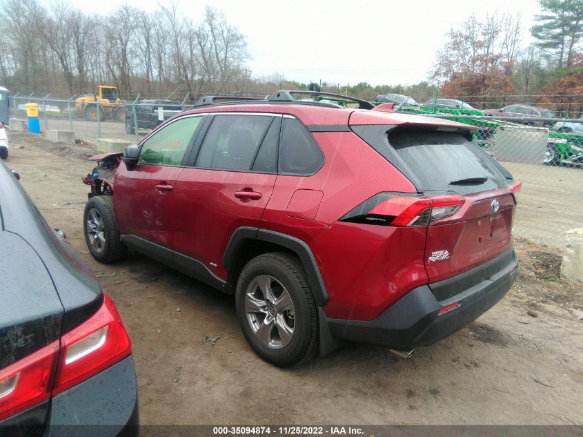 2022 TOYOTA RAV4 HYBRID LE VIN: JTMLWRFVXND150166