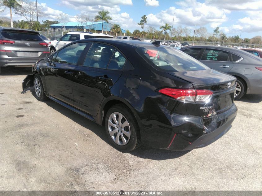 2022 TOYOTA COROLLA LE VIN: 5YFEPMAE3NP381617