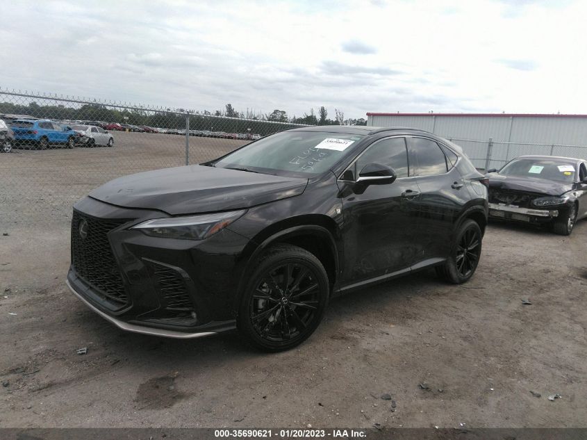 2022 LEXUS NX NX 350 F SPORT HANDLING VIN: 2T2KGCEZ5NC015969