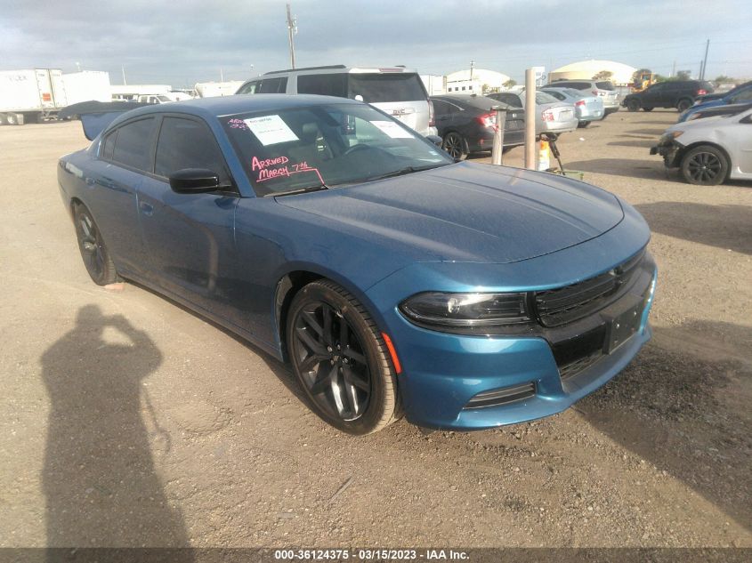 2022 DODGE CHARGER SXT VIN: 2C3CDXBG8NH183644