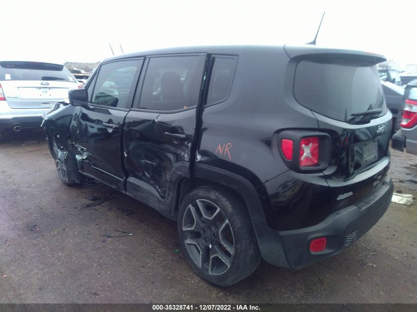 2021 JEEP RENEGADE JEEPSTER VIN: ZACNJCAB8MPM52649