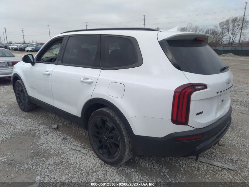 2022 KIA TELLURIDE SX VIN: 5XYP5DHC7NG280989