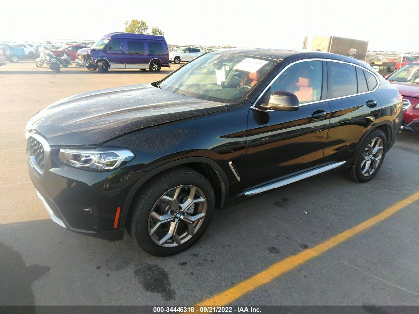 2022 BMW X4 XDRIVE30I VIN: 5UX33DT04N9M22670