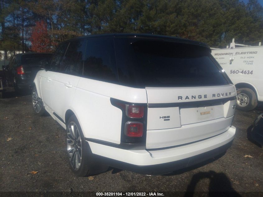 2021 LAND ROVER RANGE ROVER P525 WESTMINSTER VIN: SALGS2SE0MA421593