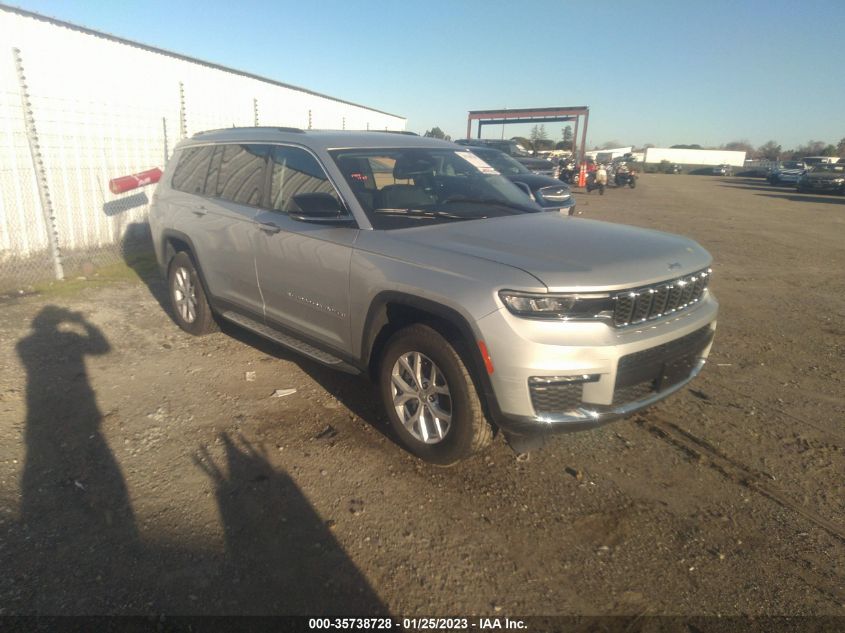 2022 JEEP GRAND CHEROKEE L LIMITED VIN: 1C4RJKBG2N8609772