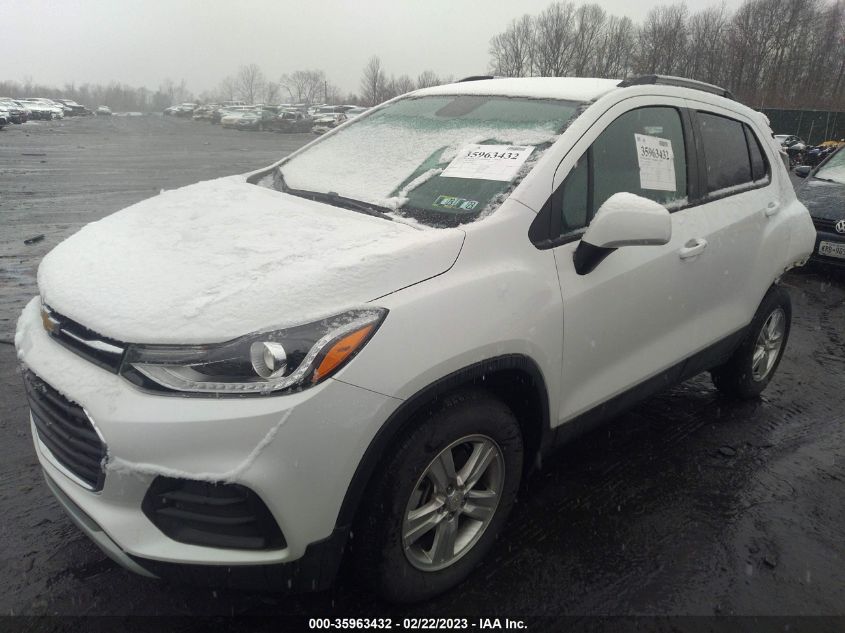 2022 CHEVROLET TRAX LT VIN: KL7CJPSM5NB532999