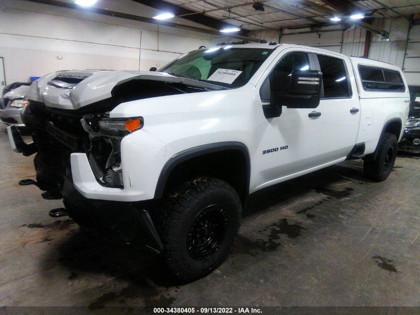 2021 CHEVROLET SILVERADO 3500HD WORK TRUCK VIN: 1GC4YSEYXMF104695