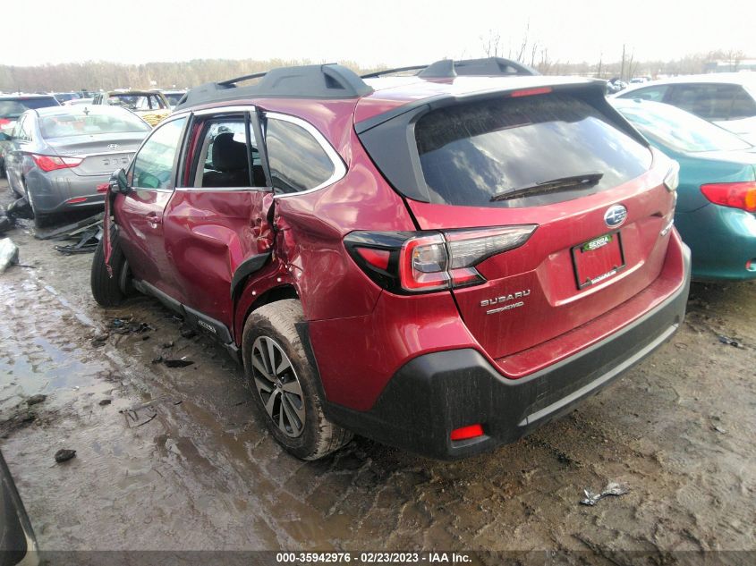 2023 SUBARU OUTBACK PREMIUM VIN: 4S4BTAFC1P3143521