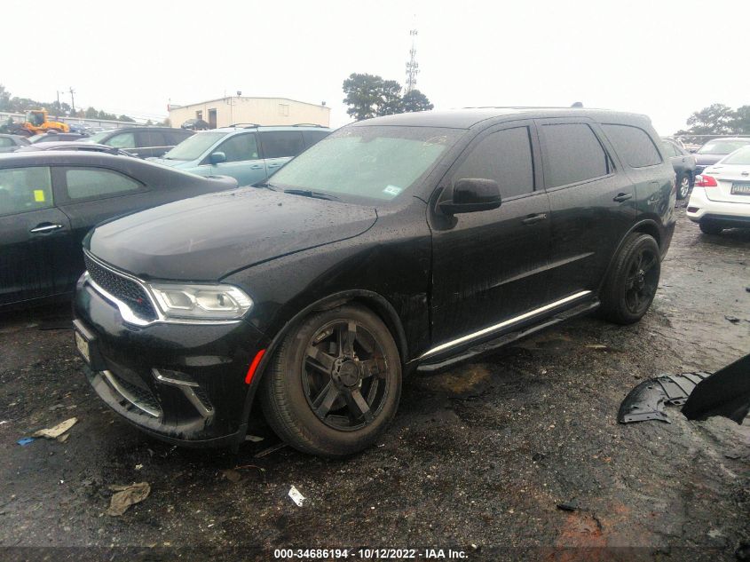 2021 DODGE DURANGO SXT VIN: 1C4RDHAG8MC555188