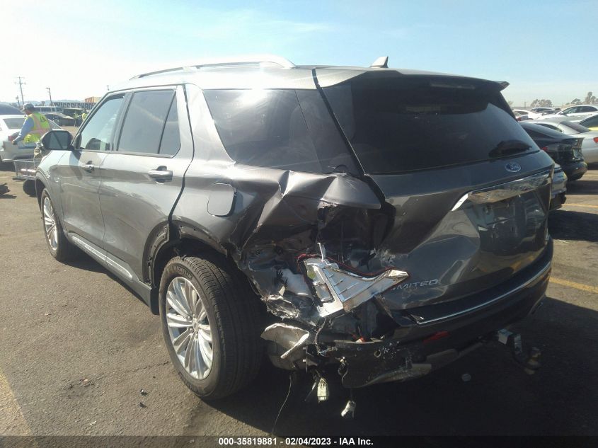 2021 FORD EXPLORER LIMITED VIN: 1FM5K7FW5MNA11648