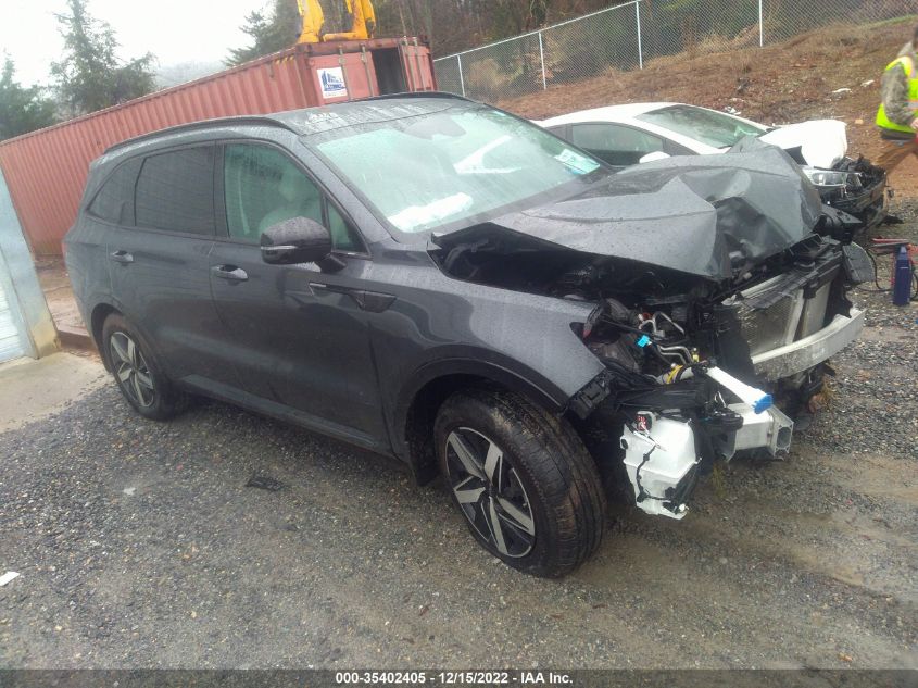 2022 KIA SORENTO EX VIN: 5XYRH4LF5NG149903