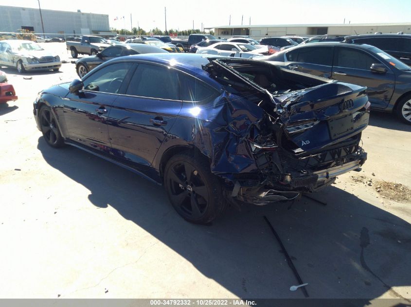 2021 AUDI A5 SPORTBACK S LINE PREMIUM PLUS VIN: WAUFACF51MA054142