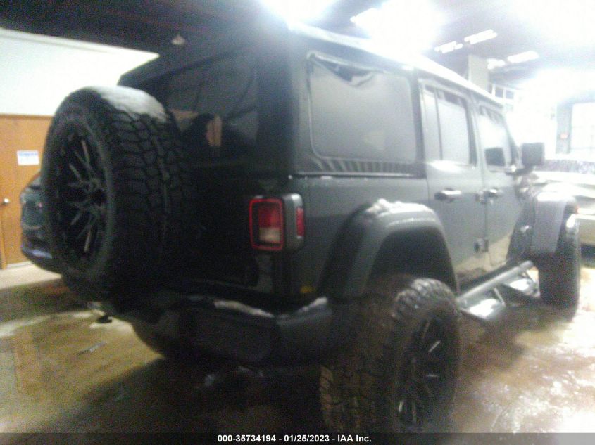 2022 JEEP WRANGLER UNLIMITED SPORT S VIN: 1C4HJXDN1NW135099
