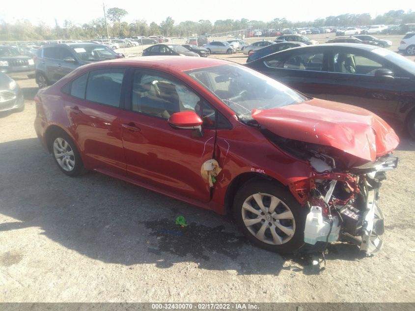 2021 TOYOTA COROLLA LE VIN: JTDEPMAE9MJ186589