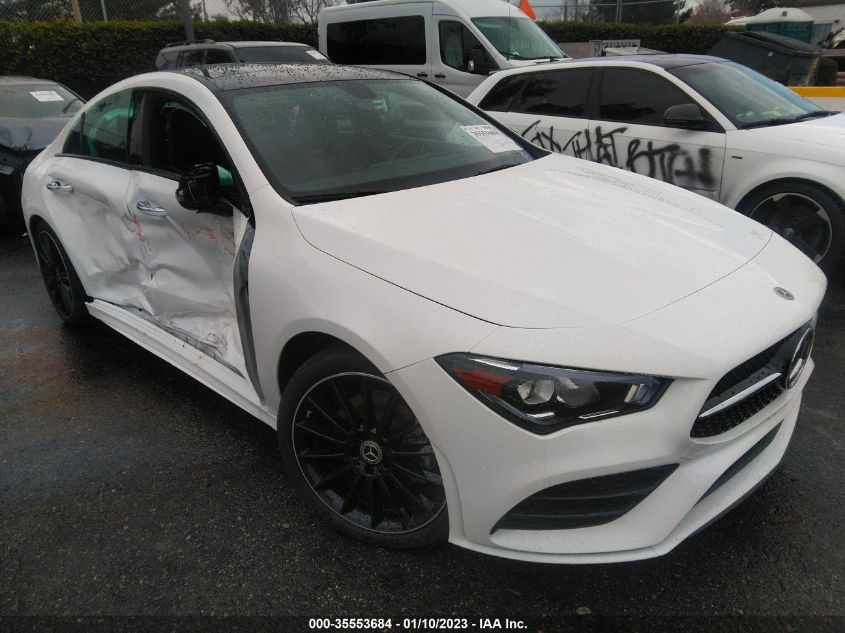 2022 MERCEDES-BENZ CLA CLA 250 VIN: W1K5J4GB7NN314827