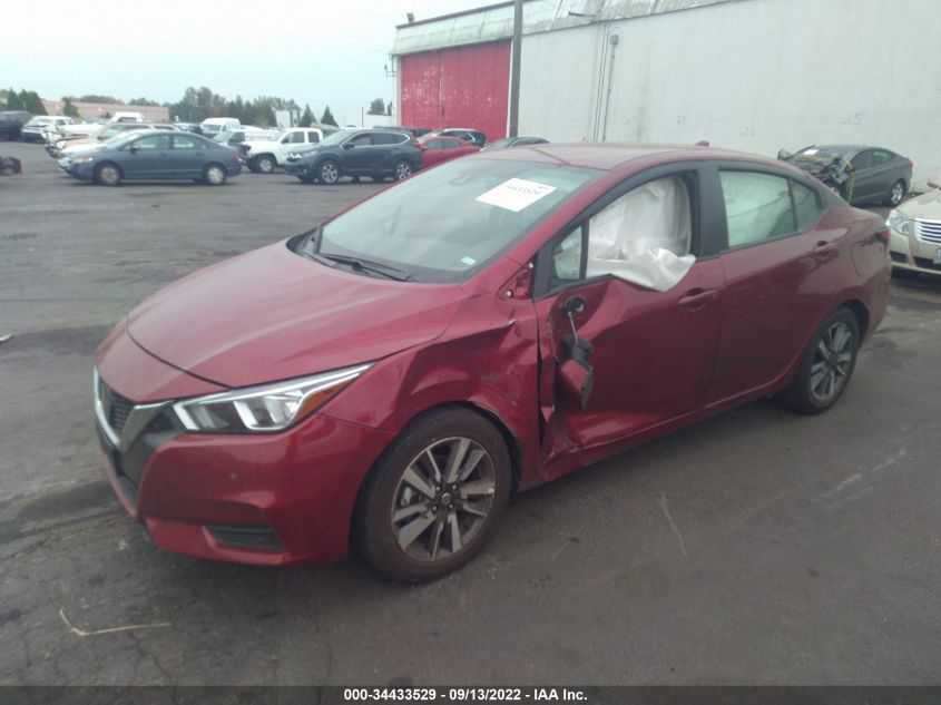 2021 NISSAN VERSA SV VIN: 3N1CN8EV2ML881927
