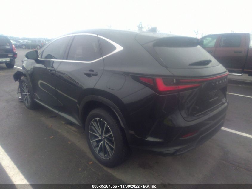 2022 LEXUS NX NX 350 PREMIUM VIN: JTJGGCEZXN5002395