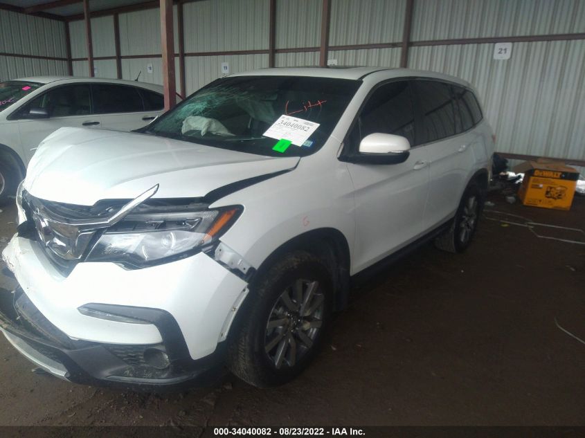 2021 HONDA PILOT EX-L VIN: 5FNYF5H58MB025685