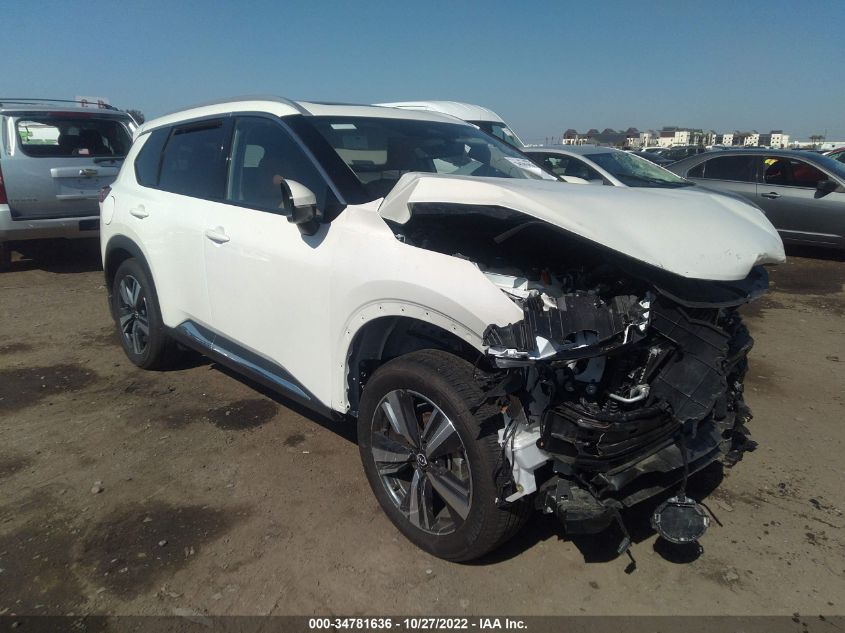 2022 NISSAN ROGUE PLATINUM VIN: JN8BT3DC1NW117777