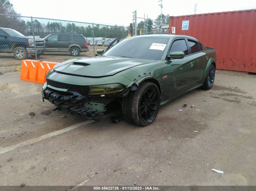 2021 DODGE CHARGER SCAT PACK WIDEBODY VIN: 2C3CDXGJ7MH541982