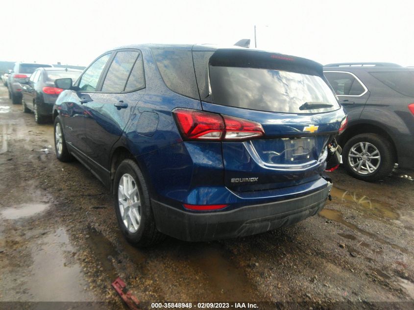 2022 CHEVROLET EQUINOX LS VIN: 2GNAXHEV1N6144133