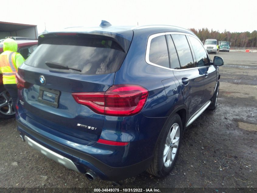2021 BMW X3 SDRIVE30I VIN: 5UXTY3C03M9G42492