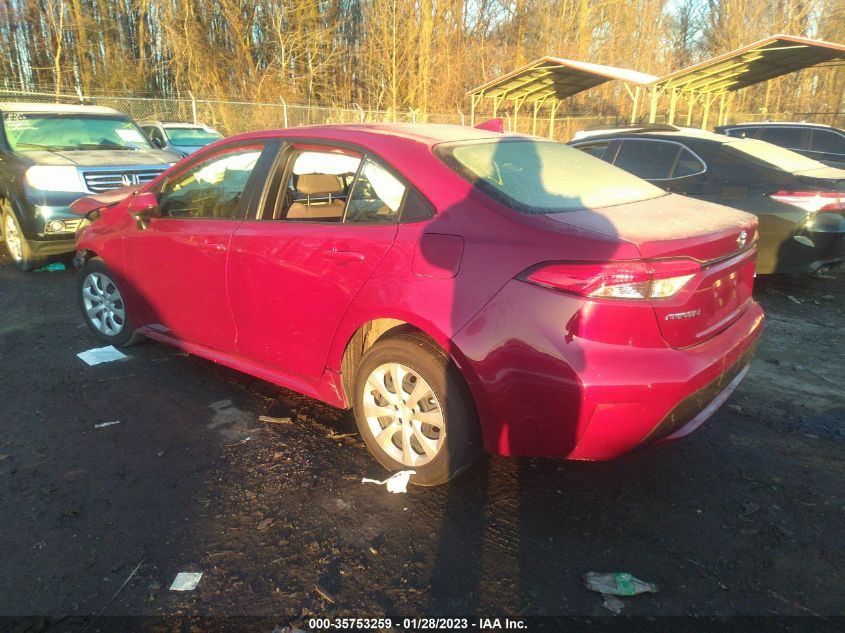 2022 TOYOTA COROLLA LE VIN: JTDEPMAE9NJ201674