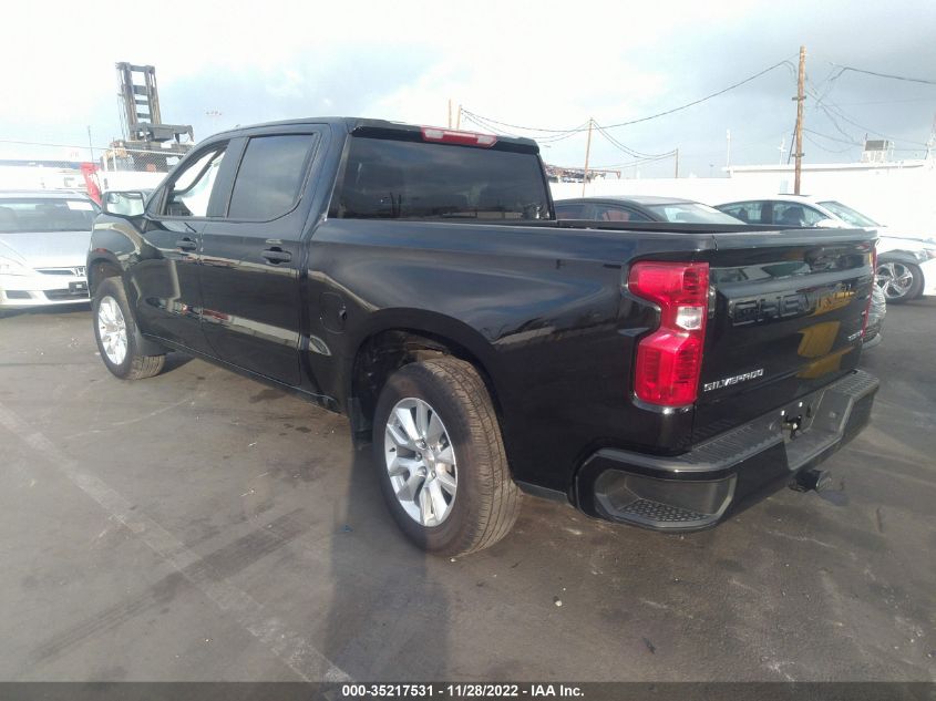 2022 CHEVROLET SILVERADO 1500 CUSTOM VIN: 1GCPABEK0NZ542378