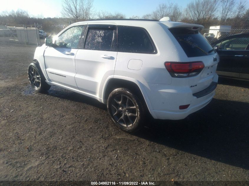 2021 JEEP GRAND CHEROKEE 80TH ANNIVERSARY VIN: 1C4RJFBG1MC838706