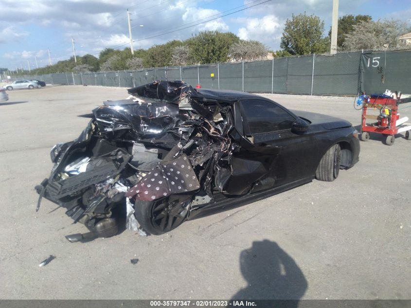 2022 HONDA CIVIC SEDAN SPORT VIN: 2HGFE2F54NH501004
