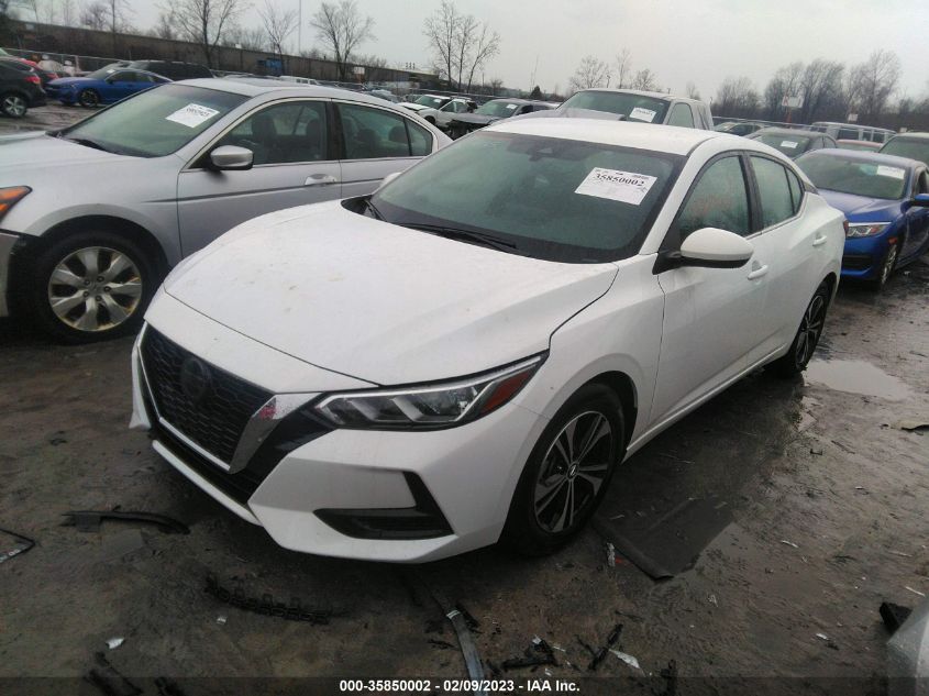 2022 NISSAN SENTRA SV VIN: 3N1AB8CV8NY309431