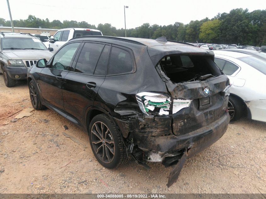 2021 BMW X3 M40I VIN: 5UXTY9C01M9E90795