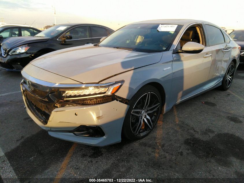 2022 HONDA ACCORD HYBRID TOURING VIN: 1HGCV3F99NA006095