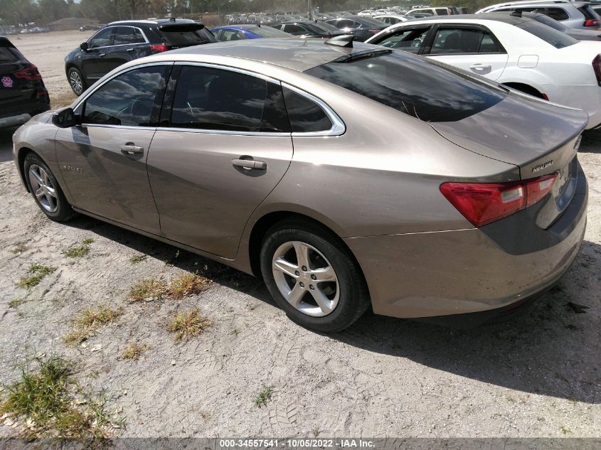 2022 CHEVROLET MALIBU LS VIN: 1G1ZB5STXNF191686