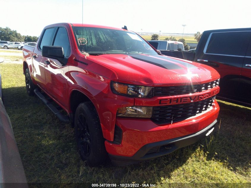2021 CHEVROLET SILVERADO 1500 CUSTOM VIN: 1GCPWBEK2MZ327309