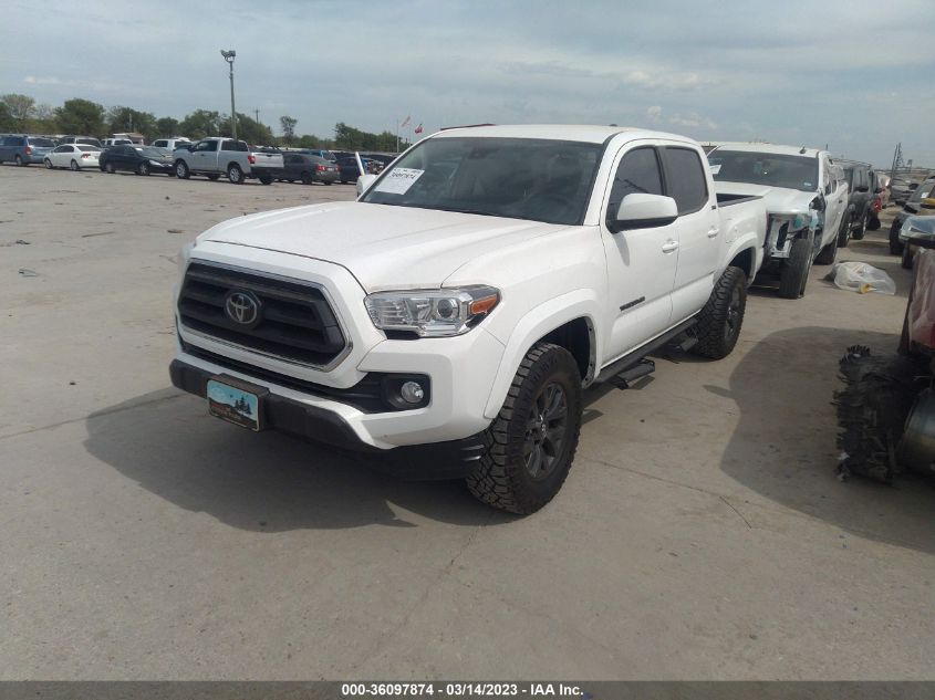 2022 TOYOTA TACOMA 2WD SR/SR5 VIN: 3TYAX5GN0NT053319