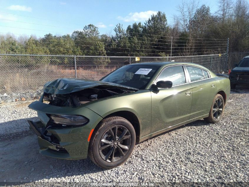 2022 DODGE CHARGER SXT VIN: 2C3CDXJGXNH190662