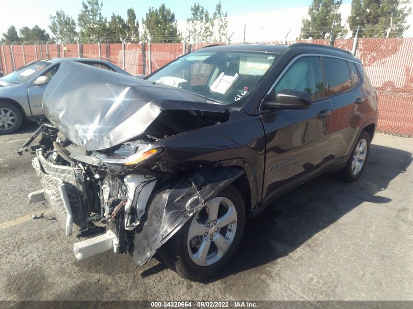 2021 JEEP COMPASS LATITUDE VIN: 3C4NJCBBXMT505927