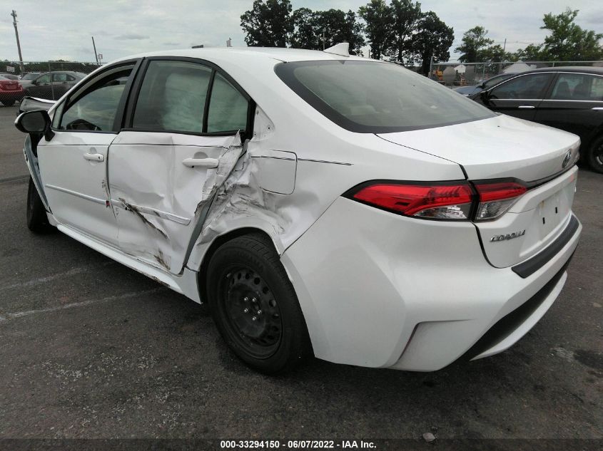2021 TOYOTA COROLLA LE VIN: JTDEPMAE8MJ172554