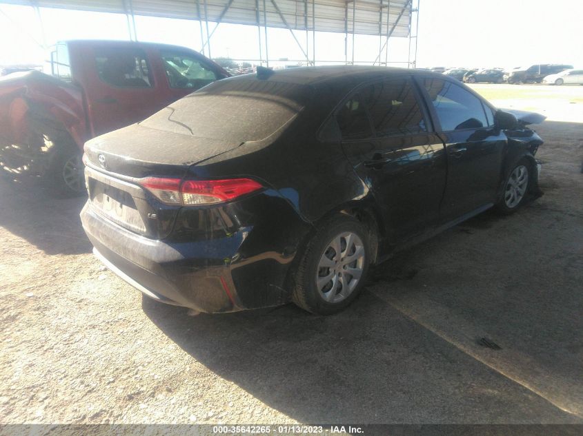 2022 TOYOTA COROLLA LE VIN: 5YFEPMAE4NP300155