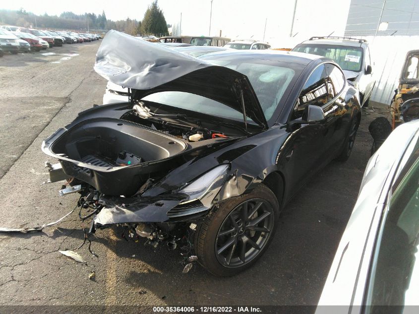 2021 TESLA MODEL 3 LONG RANGE VIN: 5YJ3E1EB3MF067424