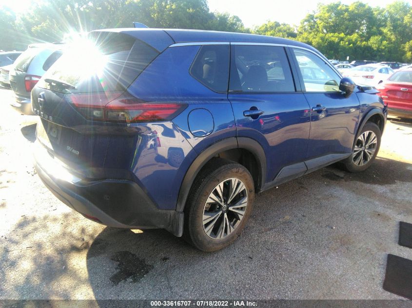 2021 NISSAN ROGUE SV VIN: JN8AT3BB7MW215202