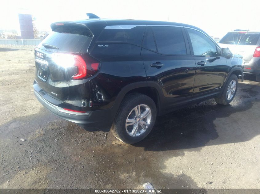 2022 GMC TERRAIN SLE VIN: 3GKALTEV6NL161579