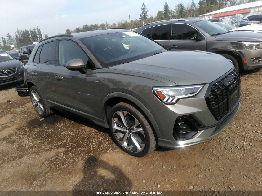 2021 AUDI Q3 S LINE PREMIUM PLUS VIN: WA1EECF36M1029247