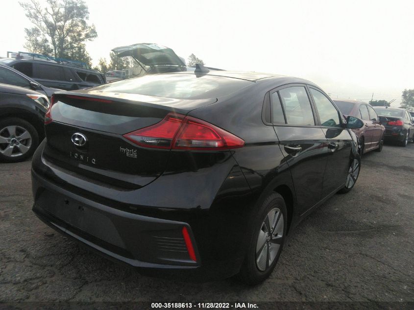 2020 HYUNDAI IONIQ HYBRID BLUE VIN: KMHC65LC9LU210295