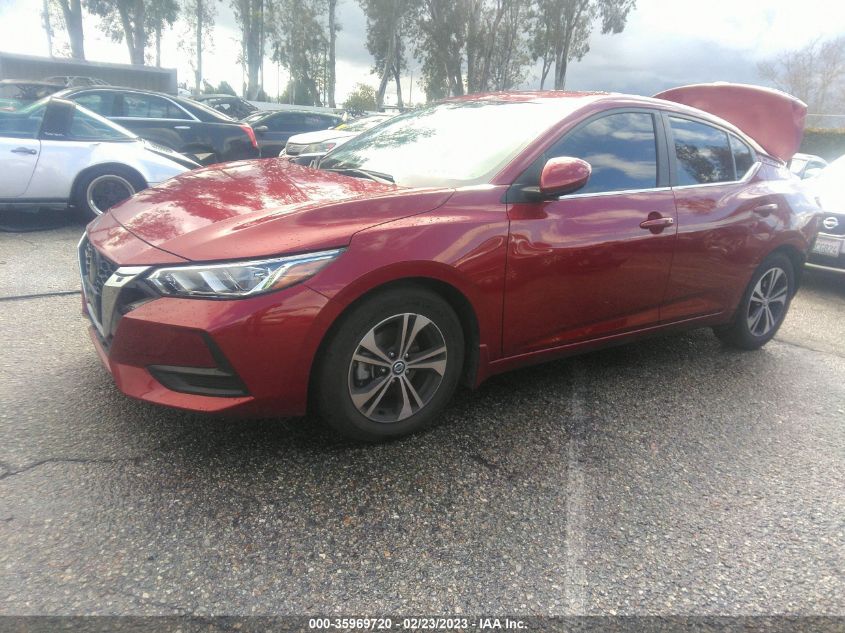 2022 NISSAN SENTRA SV VIN: 3N1AB8CVXNY214546