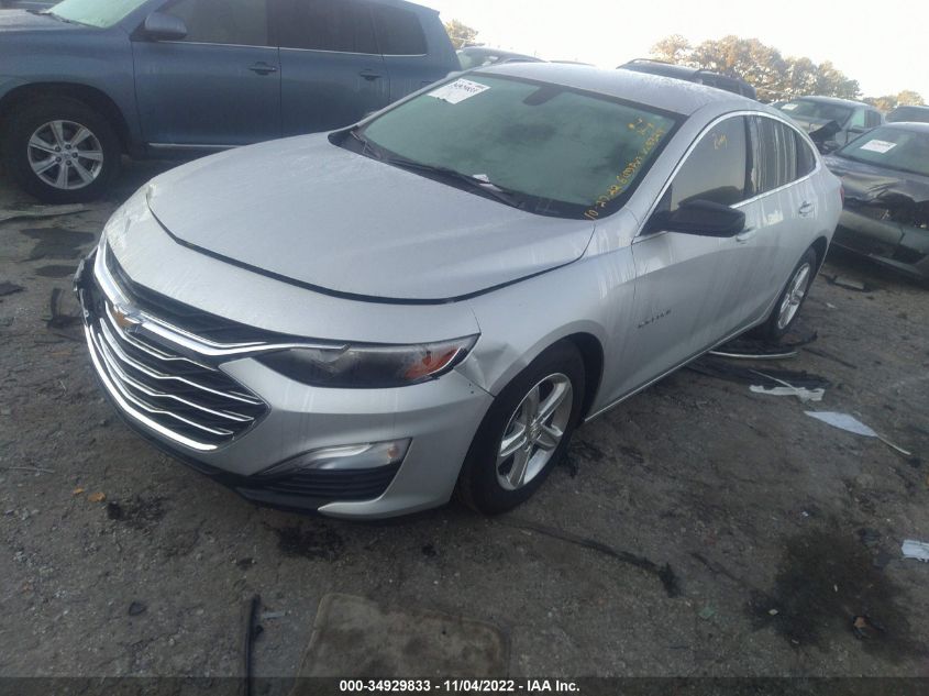 2021 CHEVROLET MALIBU LS VIN: 1G1ZB5ST5MF078324
