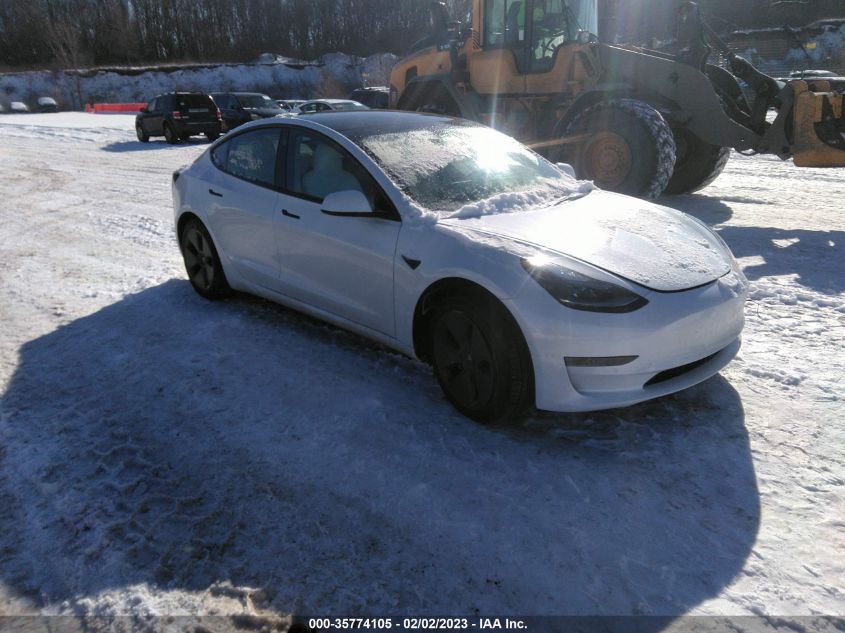 2022 TESLA MODEL 3 VIN: 5YJ3E1EA9NF324899